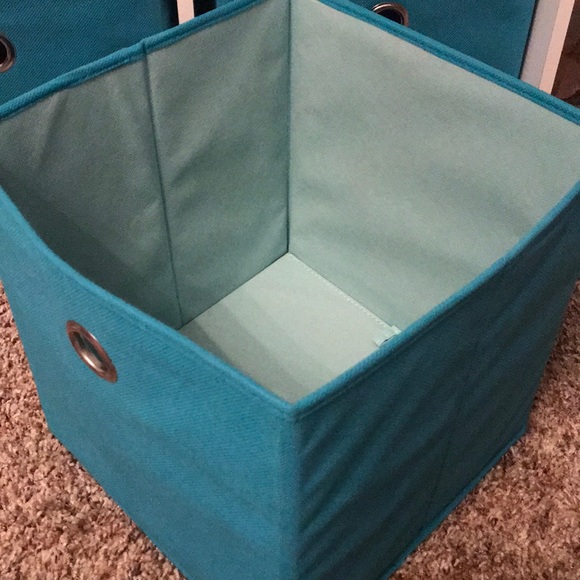 Other Teal Storage Boxes Poshmark